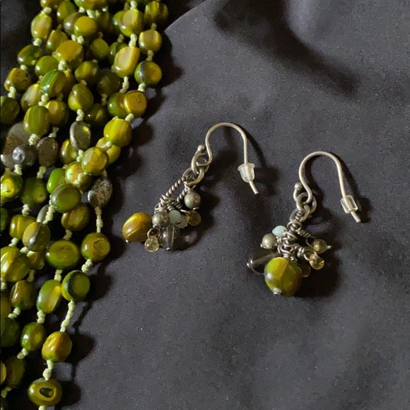 Sterling silver Silpada necklace and earrings - Picture 2 of 3